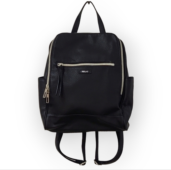 Relic Kinsley Black Vegan Leather Backpack - Picture 1 of 16